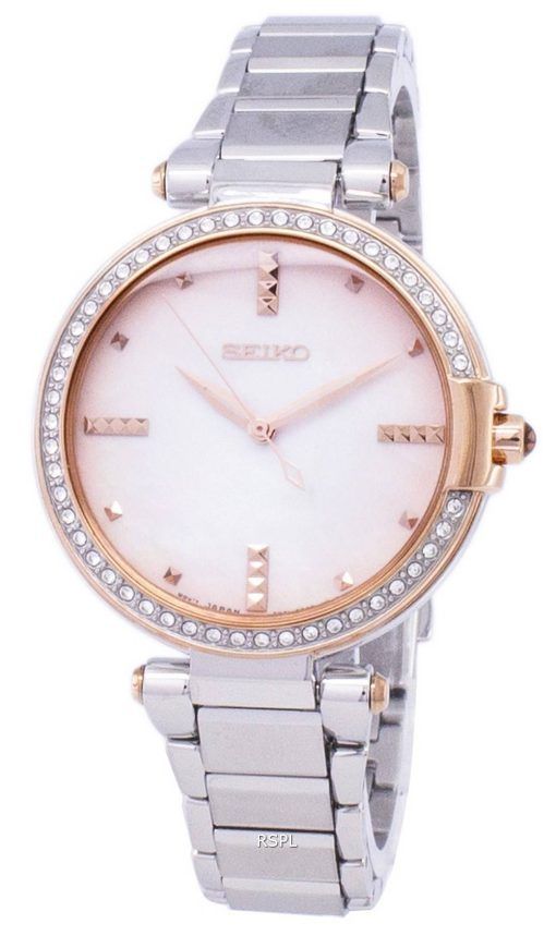 Seiko Quartz diamant Accents Watch SRZ514 SRZ514P1 SRZ514P féminin