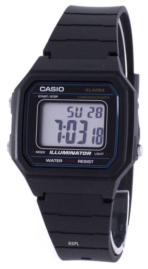 Casio Classic illuminateur chronographe alarme W-217H-1AV W217H-1AV montre homme