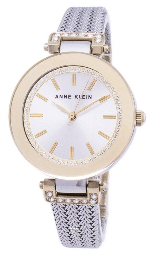 Anne Klein Quartz diamant Accents 1907SVTT Women Watch