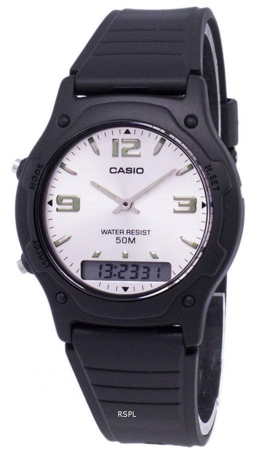 Analogique Casio Digital Quartz Dual Time AW-49HE-7AVDF AW-49HE-7AV montre homme
