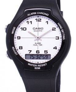 Analogique Casio Digital Dual Time AW-90H-7BVDF AW-90H-7BV montre homme