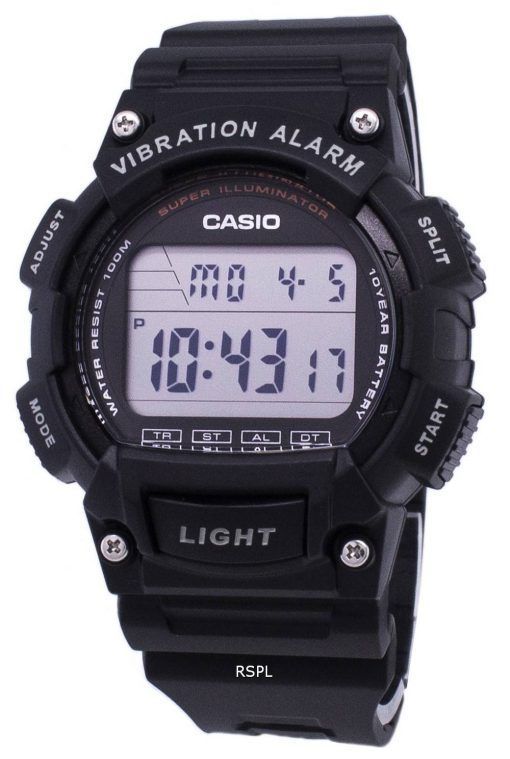 Casio jeunesse illuminateur Super vibrations alarme numérique W736H-1AV W-736H-1AV montre homme