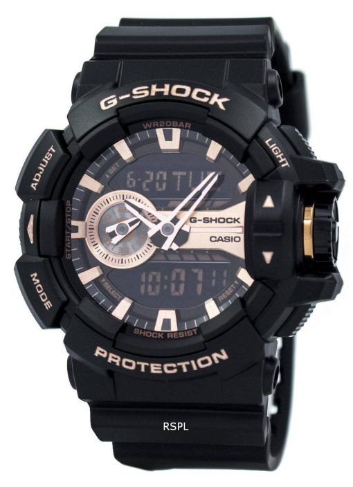 Montre Casio G-Shock Analog numérique World Time GA-400GB-1A4 Hommes