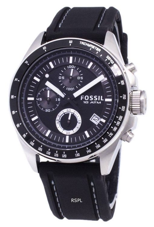 Montre Fossil Decker CH2573 Hommes chronographe silicone