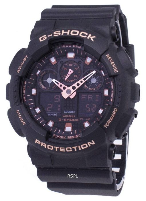 Analogique numérique Casio G-Shock 200M GA-100GBX-1 a 4 GA100GBX-1 a 4 montre homme