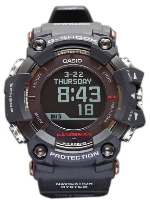 Montre Casio G-Shock GPR-B1000-1JR Rangeman Triple capteur GPS 200M hommes