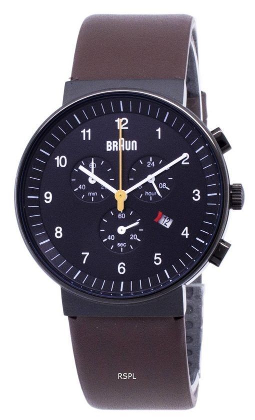 Montre Braun BN0035BKBRG classique chronographe Quartz homme