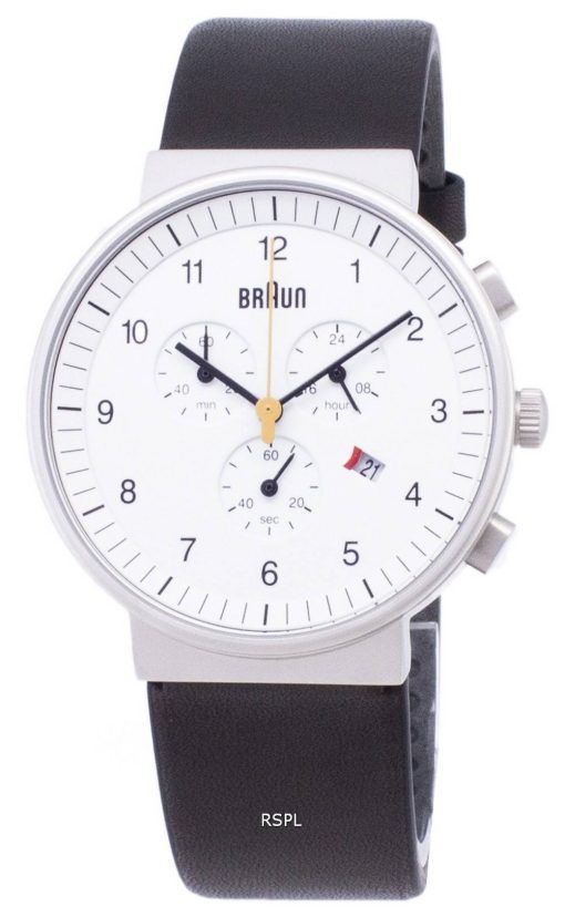 Montre Braun BN0035WHBKG classique chronographe Quartz homme