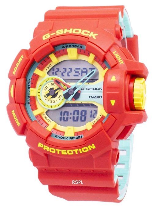 Les modèles de couleur spéciale de Casio G-Shock GA-400CM-4 a Analog Digital 200M Watch hommes