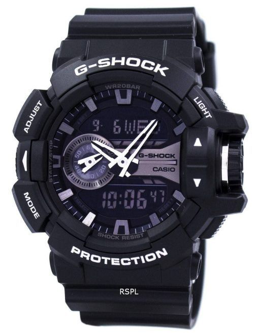 Montre Casio G-Shock Analog numérique World Time GA-400GB-1A Hommes