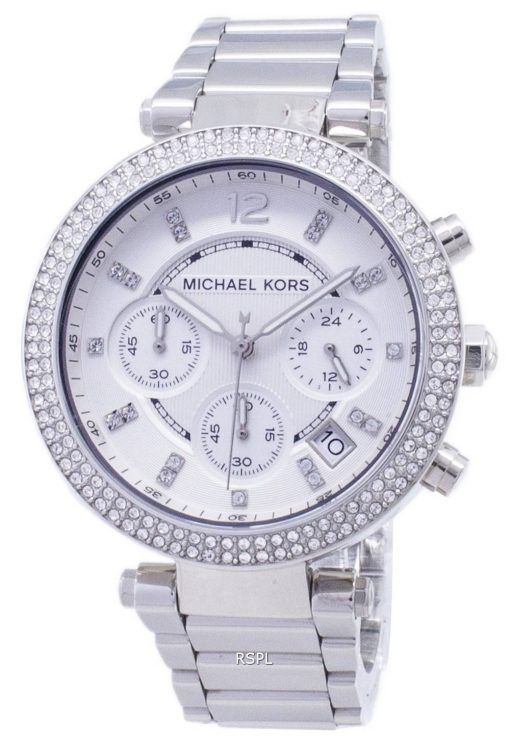 Montre Michael Kors Parker cristaux chronographe MK5353 féminin