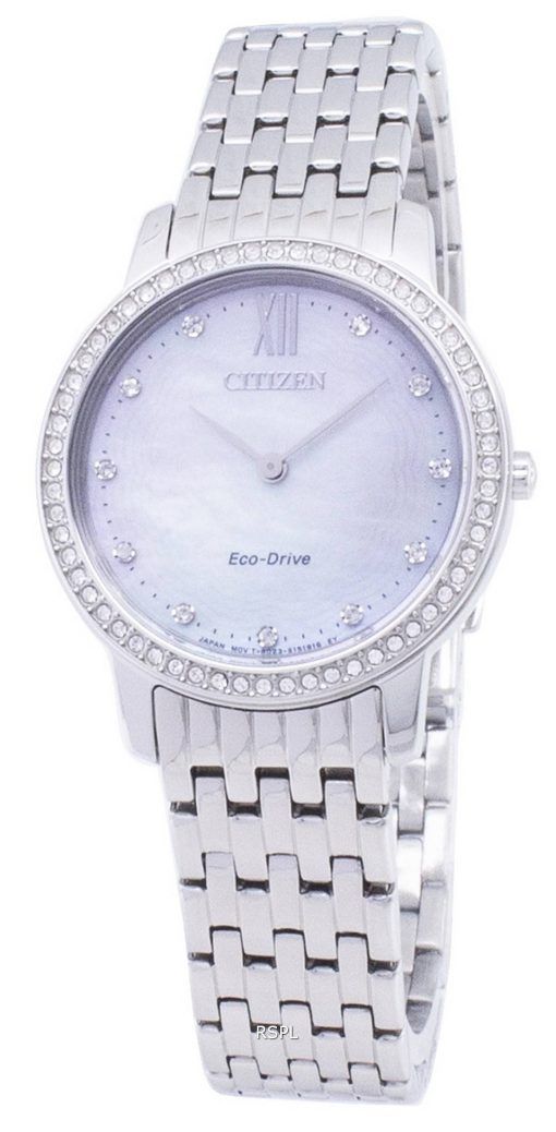 Citizen Eco-Drive EX1480-82D diamant Accents analogiques Women Watch