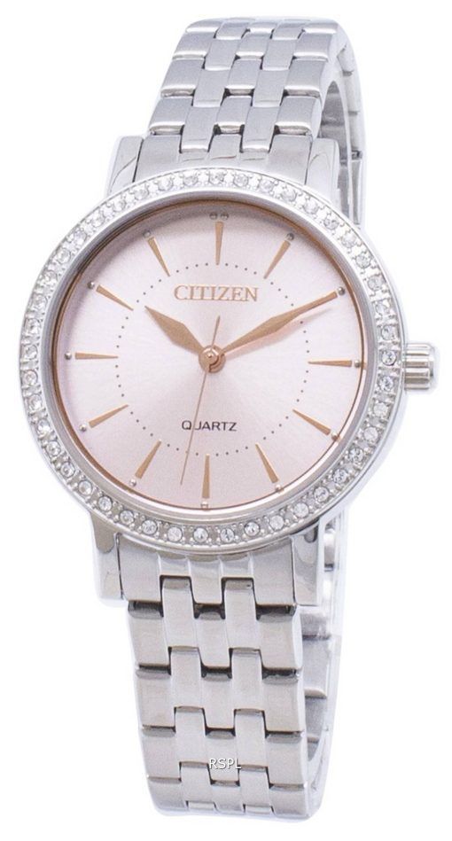Montre Citizen Quartz EL3041-87 X analogique diamant Accent féminin