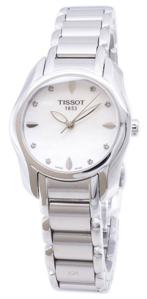 Tissot t-Trend t-Wave t 023.210.11.116.00 T0232101111600 Diamond accents quartz montre femme