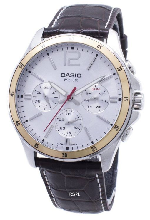 Casio Alleur MTP-1374L-7AV MTP1374L-7AV chronographe Analog montre homme