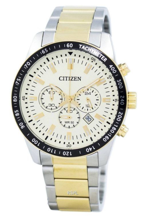 Montre Citizen Quartz chronographe tachymètre AN8076 - 57P masculine