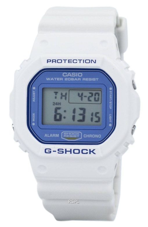 Montre Casio G-Shock numérique alarme Chrono 200M DW-5600WB-7 hommes