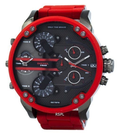 Papa de M. diesel 2.0 surdimensionné montre chronographe Quartz DZ7370 masculin