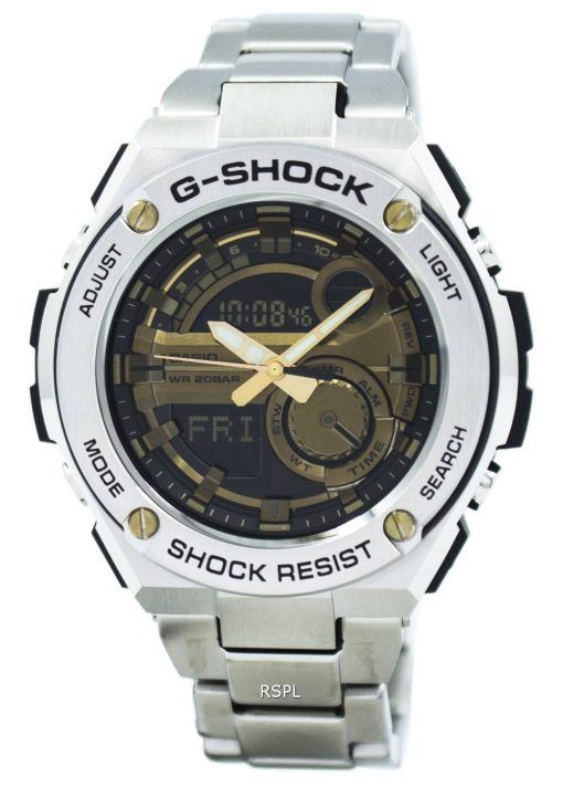 Montre Casio G-Shock G-Steel Digital Analog World Time GST-210D-9A Hommes