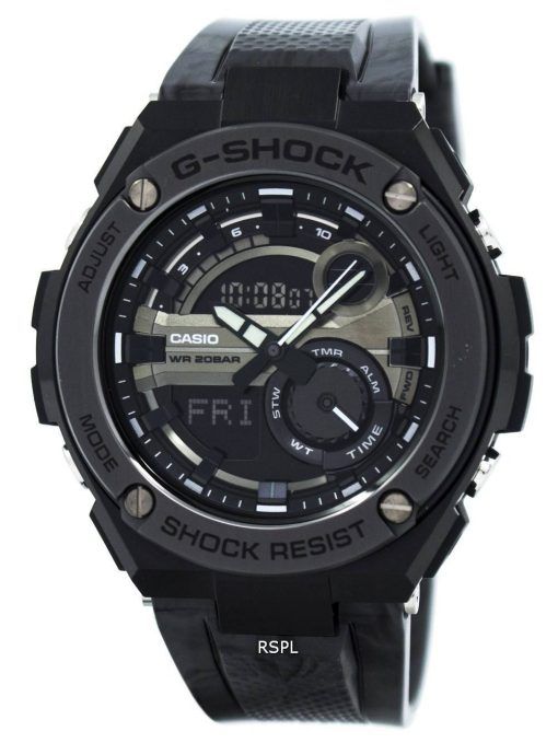 Casio G-Shock G-acier analogique-numérique mondiale temps TPS-210M-1 a montre homme
