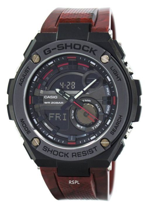 Casio G-Shock G-acier analogique-numérique mondiale temps TPS-210M-4 a montre homme