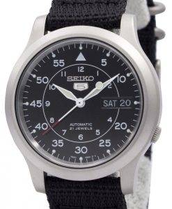 La montre de Seiko 5 militaire automatique Nylon hommes SNK809K2 SNK809