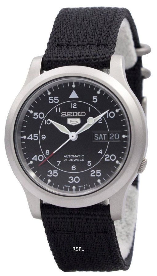 La montre de Seiko 5 militaire automatique Nylon hommes SNK809K2 SNK809