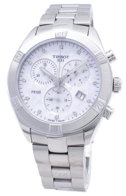 Tissot T-Classique PR 100 Sport Chic T101.917.11.116.00 T1019171111600 Montre Pour Femme Chronographe