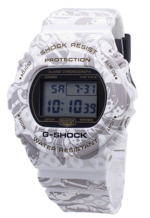 Montre pour homme Casio G-Shock DW-5700SLG-7 DW5700SLG-7 résistant aux chocs, édition limitée 200M