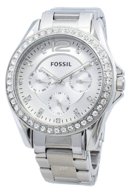 Montre pour femme Fossil Riley ES3202 remise à neuf avec chronographe