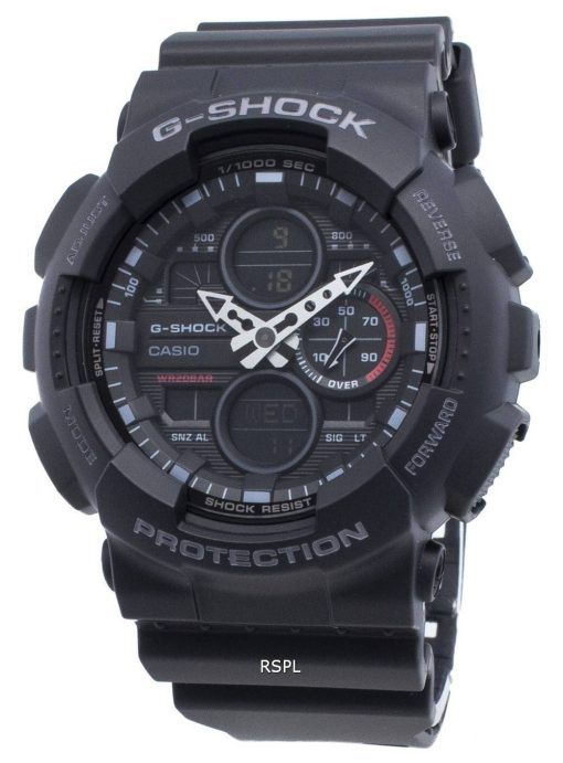 Montre pour homme Casio G-Shock GA-140-1A1 GA140-1A1, heure du monde
