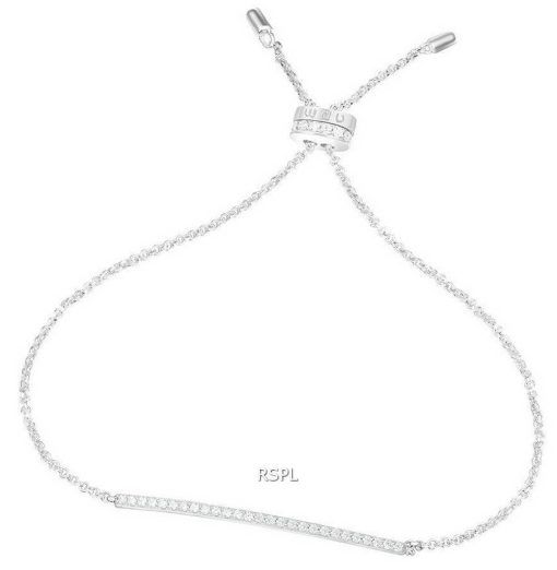 APM MONACO AB2785OX Bracelet simple ligne pour femmes Croisette Argent