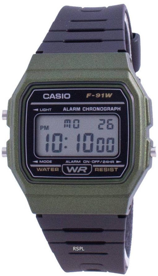 Montre pour homme Casio Classic Daily Alarm F-91WM-3A F91WM-3A