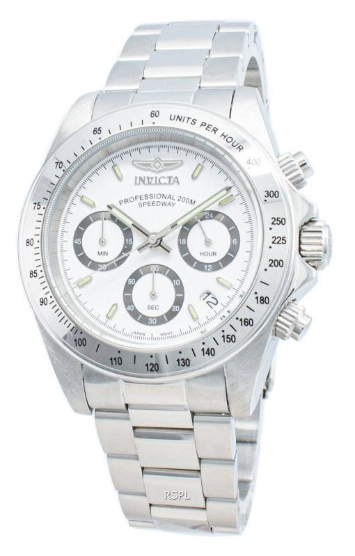 Invicta Speedway 200M chronographe cadran blanc INV9211/9211 montre homme