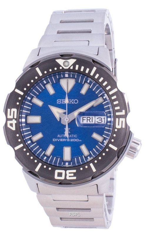 Montre pour homme Seiko Prospex Save The Ocean Special Edition Diver SRPE09 SRPE09K1 SRPE09K 200M
