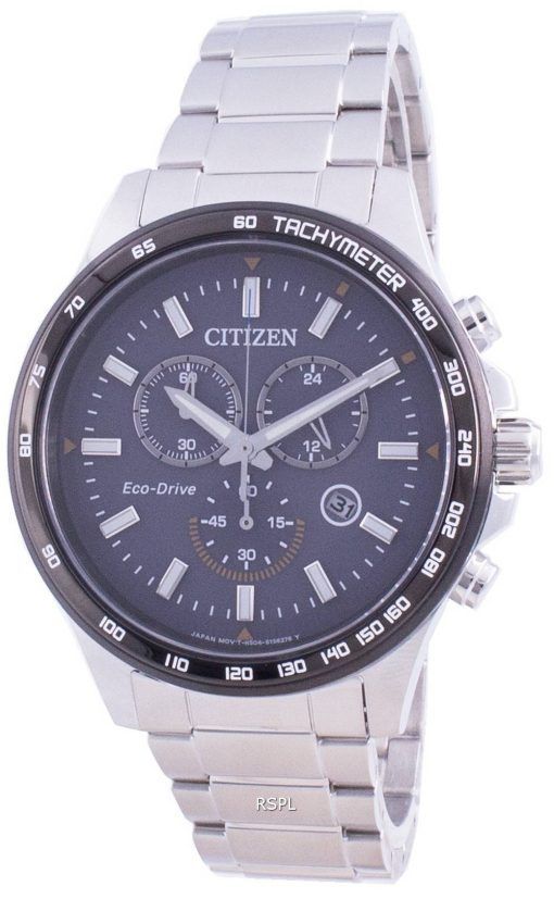 Citizen Blue Dial Tachymeter Eco-Drive AT2424-82H Men's Watch