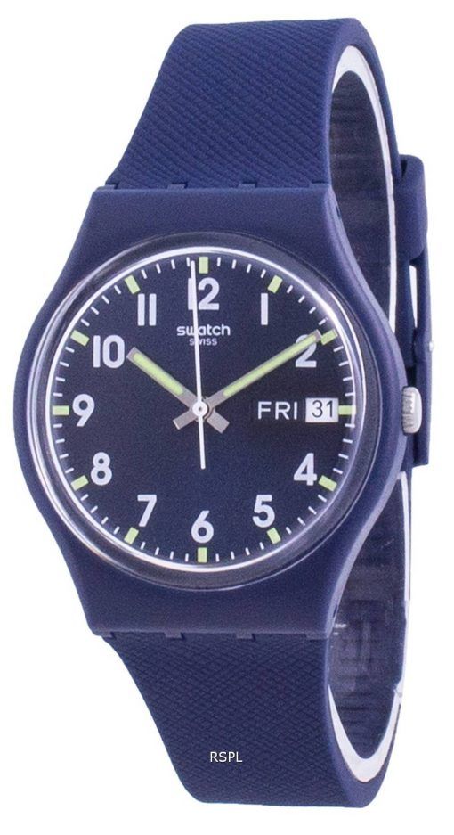 HORSMontre Swatch Ultralavande cadran violet bracelet en silicone Quartz GE718 homme