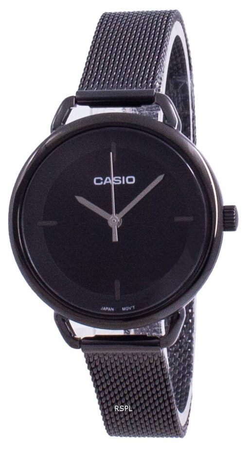 HORSMontre Casio à cadran noir à quartz LTP-E413MB-1A LTPE413MB-1 pour femme