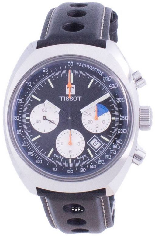 Montre Tissot Heritage 1973 chronographe automatique T124.427.16.051.00 T1244271605100 100M homme