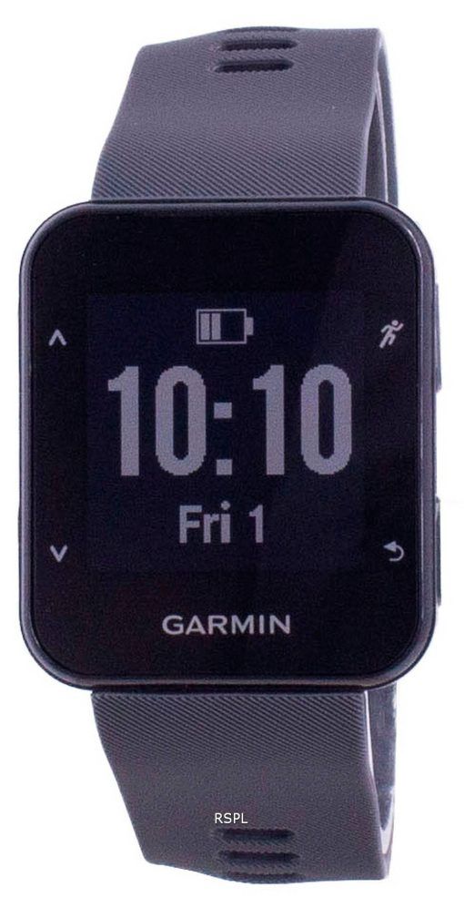 Garmin Forerunner 30 Outdoor Fitness GPS Schwarzer Saphir mit schwarzem Band 010-01930-03 Multisportuhr