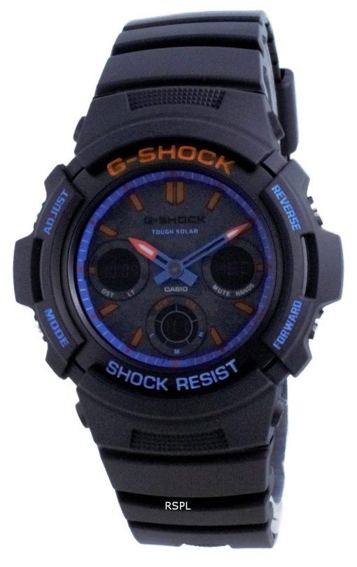 Montre pour homme Casio G-Shock City Analog Digital Diver&#39,s Tough Solar AWR-M100SCT-1A AWRM100SCT-1 200M