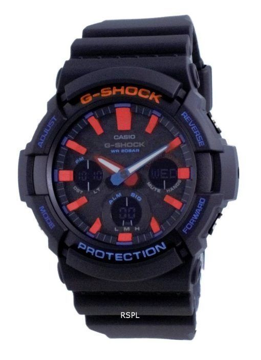 Montre pour homme Casio G-Shock City Analog Digital Tough Solar Diver Eco-Drive GAS-100CT-1A GAS100CT-1 200M