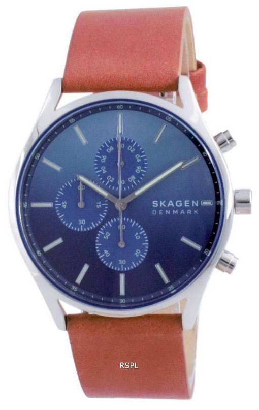 Montre homme Skagen Holst chronographe en acier inoxydable à quartz SKW6732
