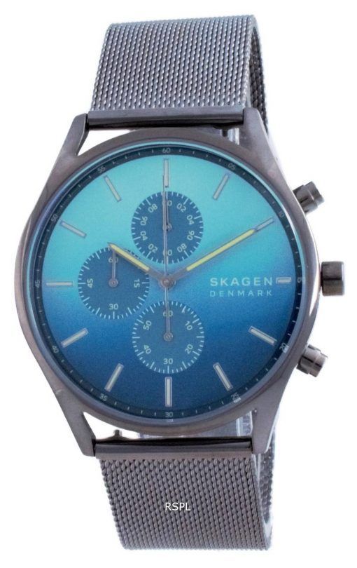 Montre Skagen Holst Chronographe Cadran Bleu Quartz SKW6734 Homme