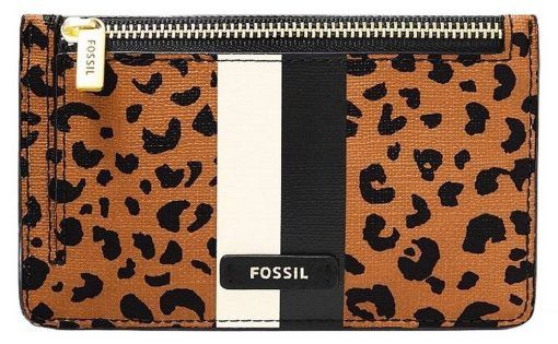 Porte-cartes Fossil Logan Zip SL6356989 pour femme