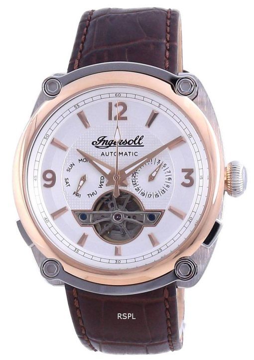 Ingersoll The Michigan White Dial Open Heart Automatic I01103B Men's Watch