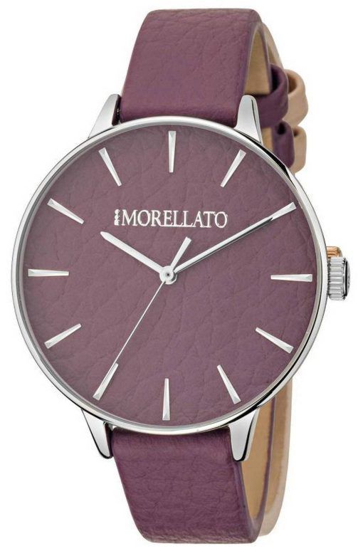 Montre femme Morellato Ninfa cadran violet bracelet en cuir quartz R0151141518