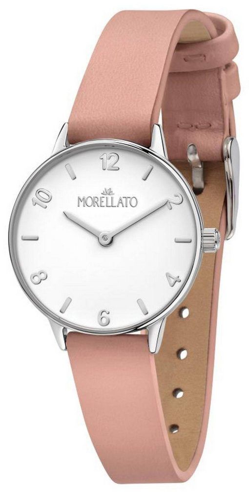 Montre femme Morellato Ninfa cadran blanc bracelet en cuir quartz R0151141530