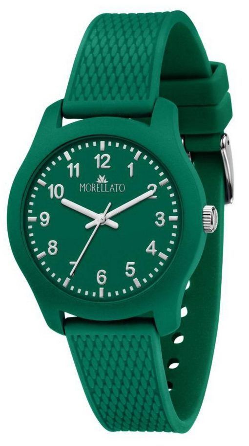 Montre pour homme Morellato avec cadran vert doux et bracelet en plastique Ã  quartz R0151163009