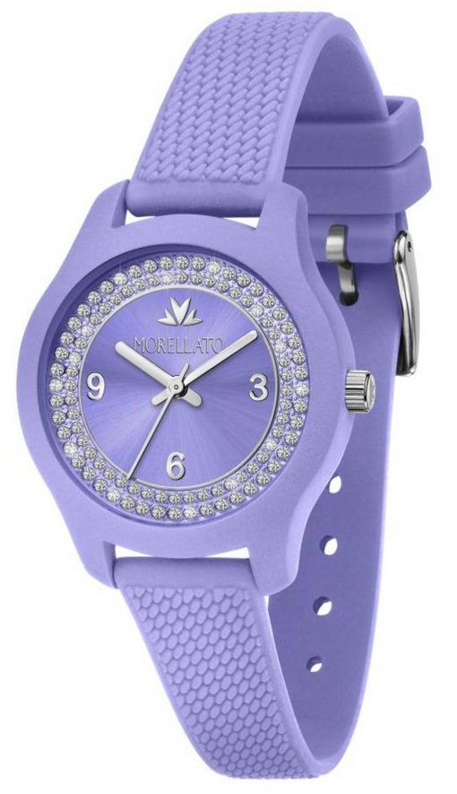 Montre pour femme Morellato avec cadran violet souple et bracelet en plastique Ã  quartz R0151163511